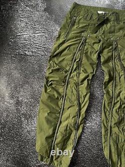 Jet Set Women's Aviator Military Nylon Zipper Ski Pants Luxury 3 Size Medium