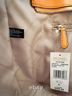 Michael Kors Jet Set Item Medium Chain Tote Shoulder Bag Purse Honeycomb