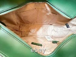 Michael Kors Jet Set Item Medium Chain Tote Shoulder Bag Purse Jewel Green