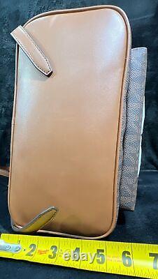 Michael Kors Jet Set MD Chain Backpack Handbag Brown Designer MK Bag $328 NEW