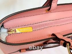 Michael Kors Jet Set MD Pocket Tote Shoulder Bag + Double Zip Wallet Primrose