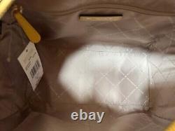 Michael Kors Jet Set Medium Duffle Shoulder Bag + Wallet Daffodil Multi