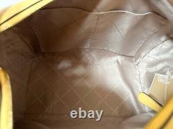 Michael Kors Jet Set Medium Duffle Shoulder Bag + Wallet Daffodil Multi
