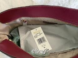 Michael Kors Jet Set Medium Front Pocket Chain Mulberry With Continental Wallet