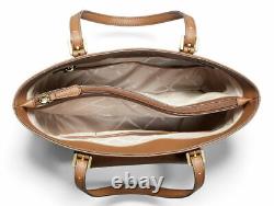 Michael Kors Jet Set Medium Saffiano Leather Pocket Tote Bag Luggage SEALED