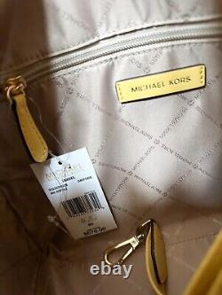 Michael Kors Jet Set Medium Satchel Shoulder Duffle Bag Mk Daffodil Multi