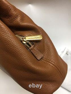 Michael Kors Jet Set Shoulder Bag Light Brown Luggage Leather Chain Strap Medium
