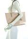 Michael Kors Jet Set Travel Medium Carryall Leather Tote Bag Ballet