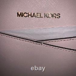 Michael Kors Jet Set Travel Medium Crossbody Bag Powder Blush