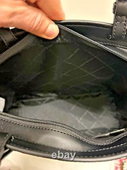 Michael Kors Jet Set Travel Medium Double Pocket Tote Shoulder Bag Black Multi