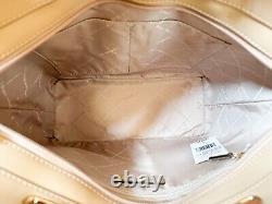 Michael Kors Jet Set Travel Medium Double Pocket Tote Shoulder Bag Camel Multi