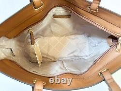Michael Kors Jet Set Travel Medium Double Pocket Tote Shoulder Bag Mk Vanilla