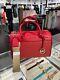 Michael Kors Jet Set Travel Medium Duffle Satchel Shoulder Crossbody Bag in Red