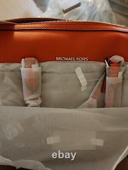 Michael Kors Jet Set Travel Medium Satchel Shoulder Duffle Bag Mk Poppy Multi