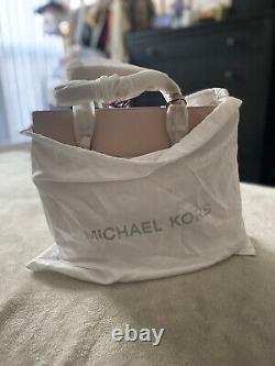 Michael Kors MK Medium Jet Set Soft Pink Leather Tote Brand New